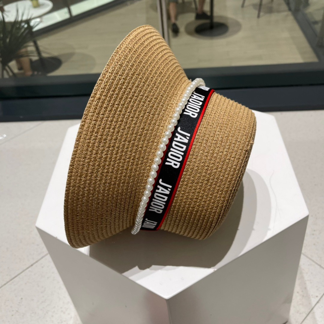  Dior迪奥新款草帽，名媛风礼帽，头围59cm