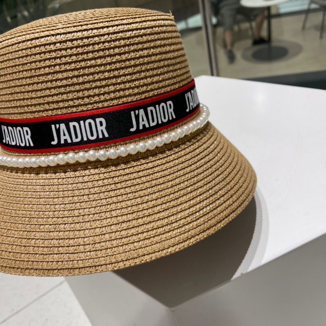  Dior迪奥新款草帽，名媛风礼帽，头围59cm