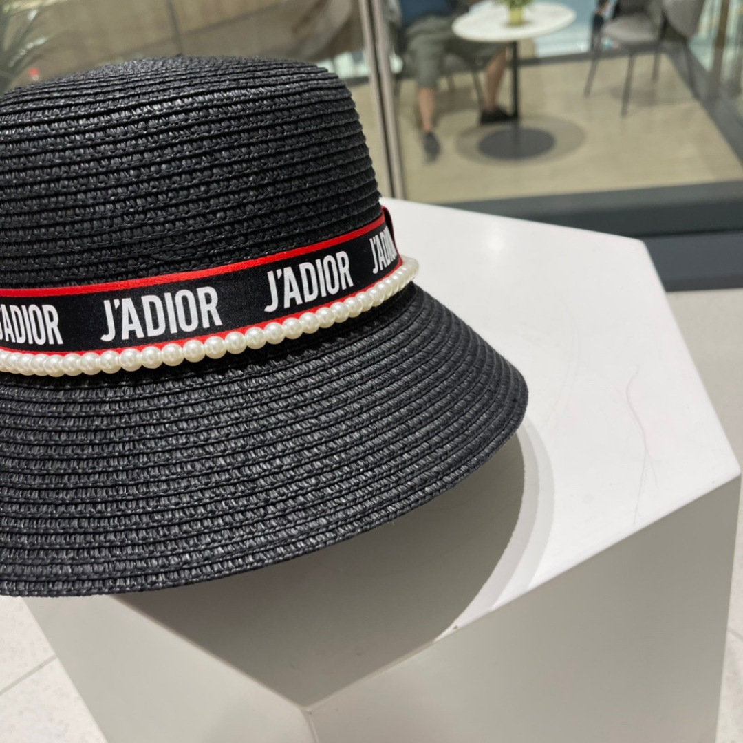  Dior迪奥新款草帽，名媛风礼帽，头围59cm