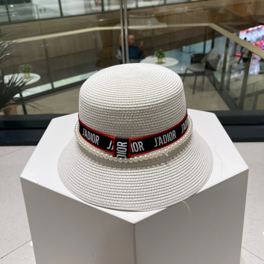  Dior迪奥新款草帽，名媛风礼帽，头围59cm