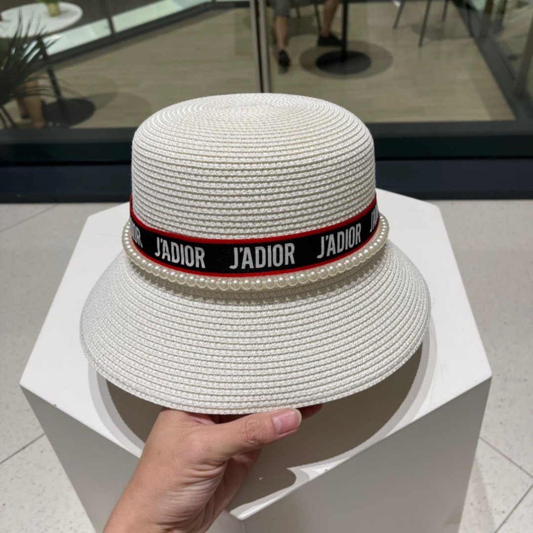  Dior迪奥新款草帽，名媛风礼帽，头围59cm