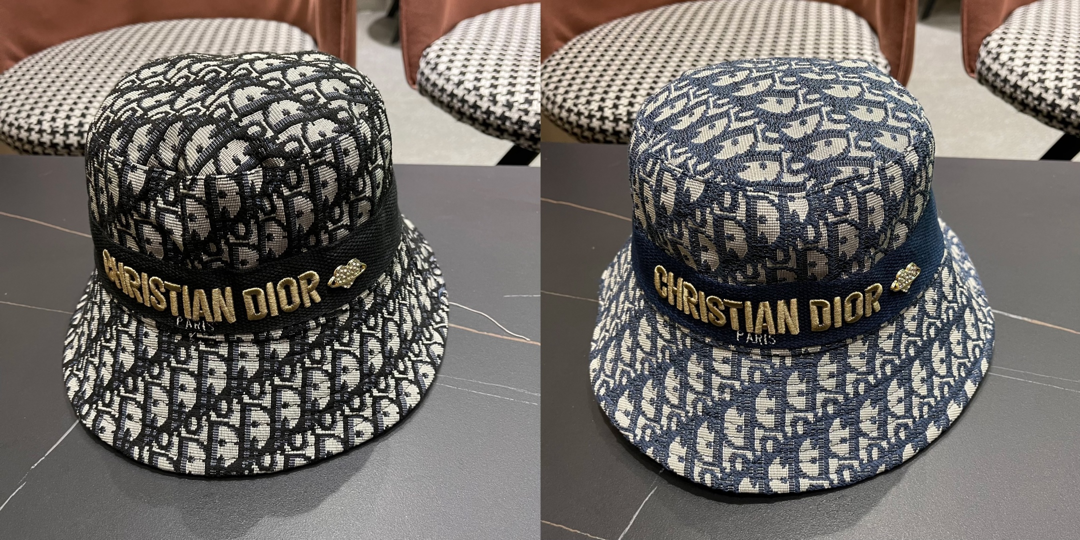  Dior(迪奥)新款原单渔夫帽格调很有感觉，很酷很时尚，专柜断货热门，