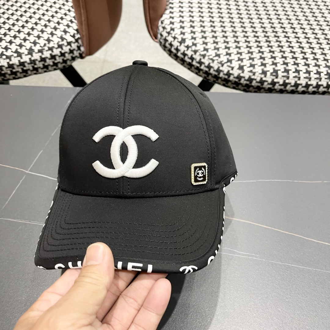 Chanel（香奈儿）专柜新款原单棒球帽，11开模订制，立体刺绣，精致无暇！100%纯棉面料，原厂品质