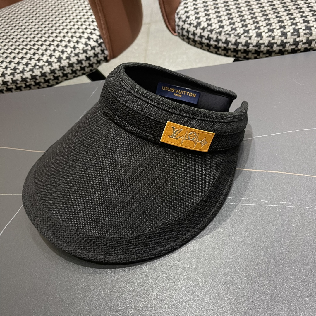  Lv 路易威登2025新款仿麻发箍式遮阳空顶帽春夏季户外防晒帽防紫外线
韩版大帽檐显脸小