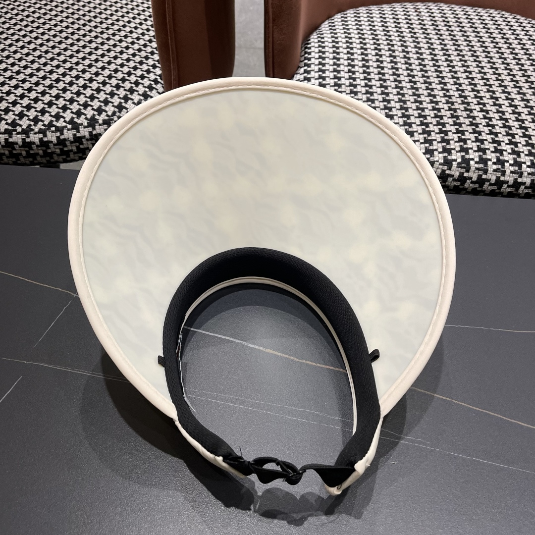  蒙口MONCLER2025新款花朵空顶帽女春夏出游遮阳防晒帽显脸小