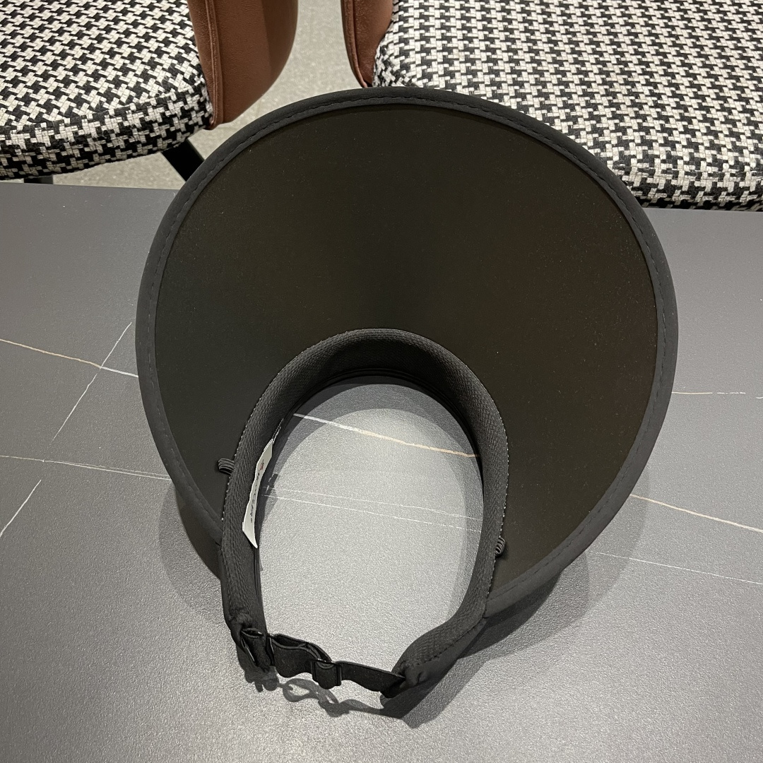  蒙口MONCLER2025新款花朵空顶帽女春夏出游遮阳防晒帽显脸小