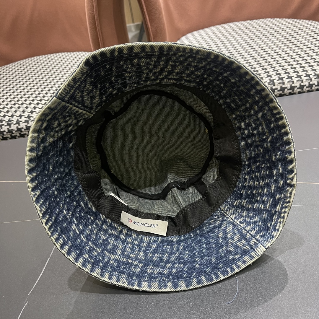  Moncler蒙口2025新款牛仔渔夫帽，经典流行款，质量超赞，