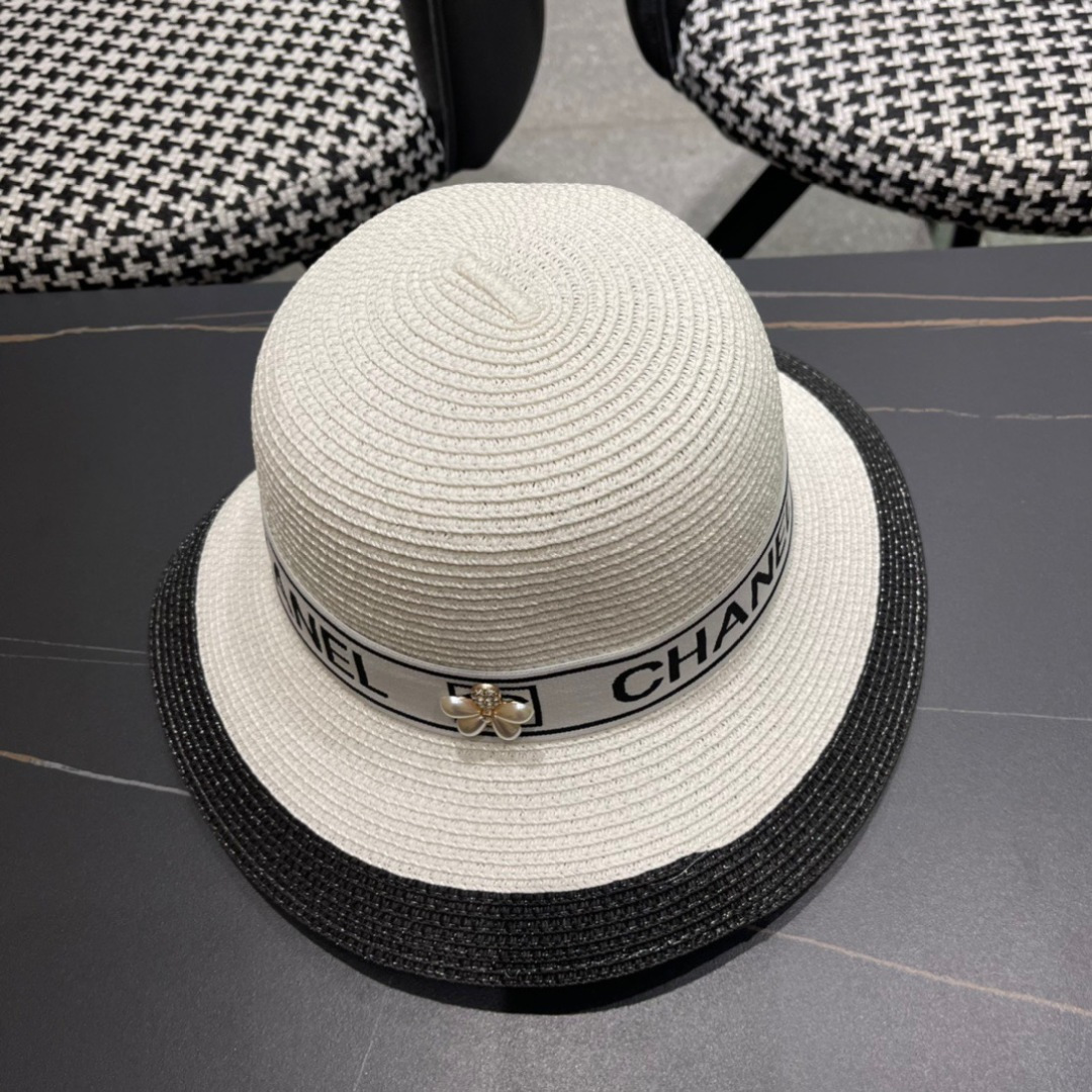 【CHANEL香奈儿】2026新款草帽🤩沙滩风，简约大方，百搭单品～出街首选，新品上架