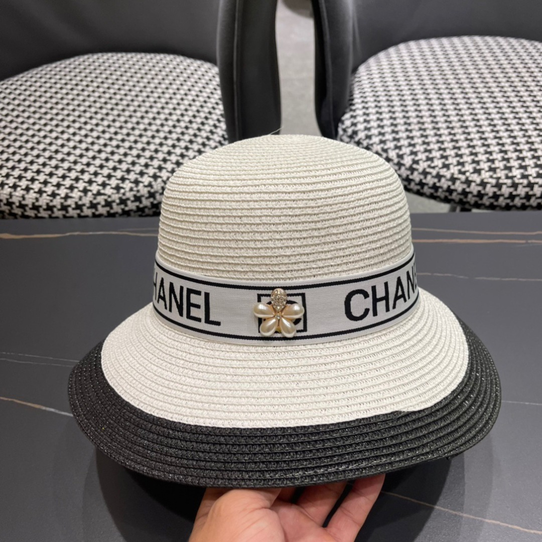 【CHANEL香奈儿】2026新款草帽🤩沙滩风，简约大方，百搭单品～出街首选，新品上架