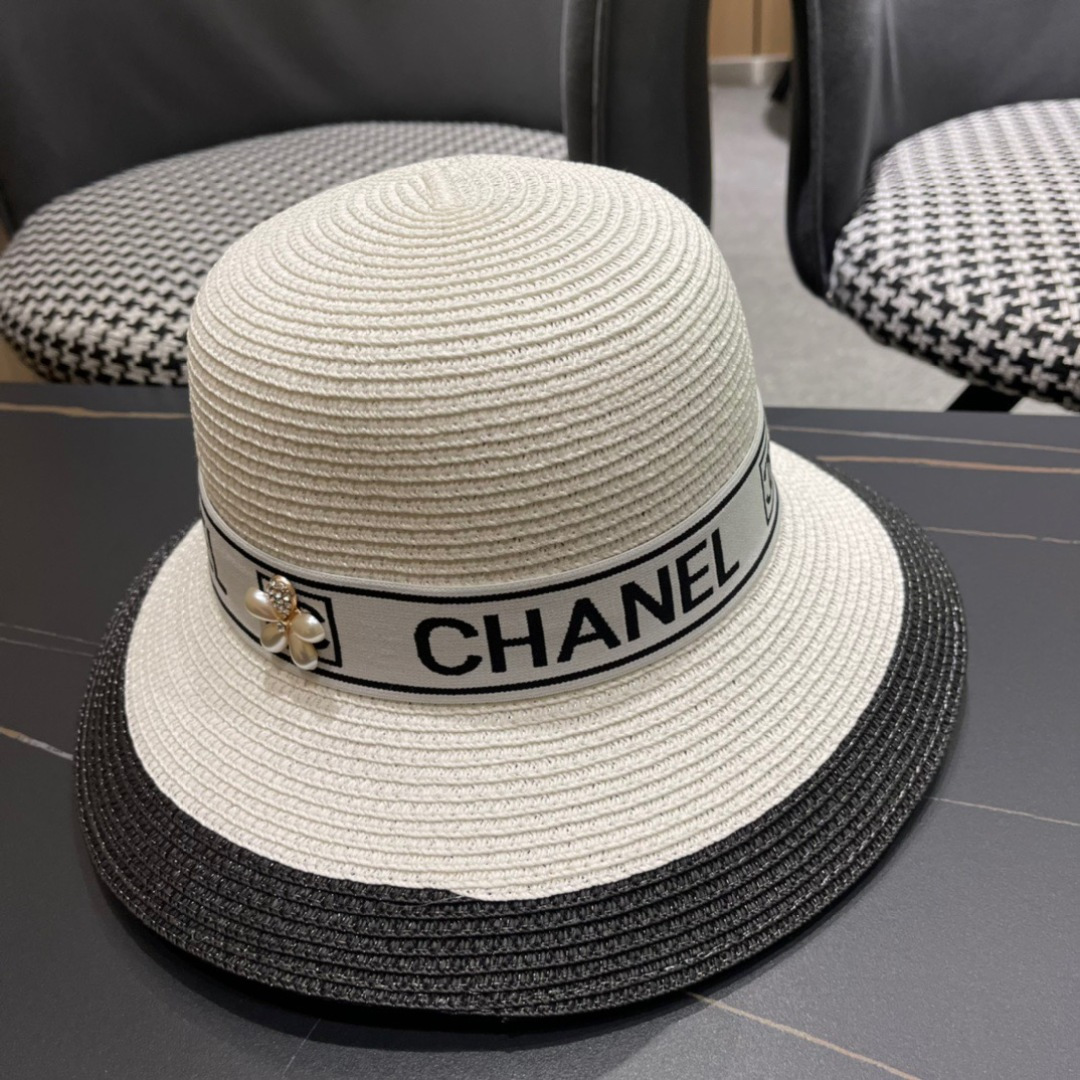 【CHANEL香奈儿】2026新款草帽🤩沙滩风，简约大方，百搭单品～出街首选，新品上架