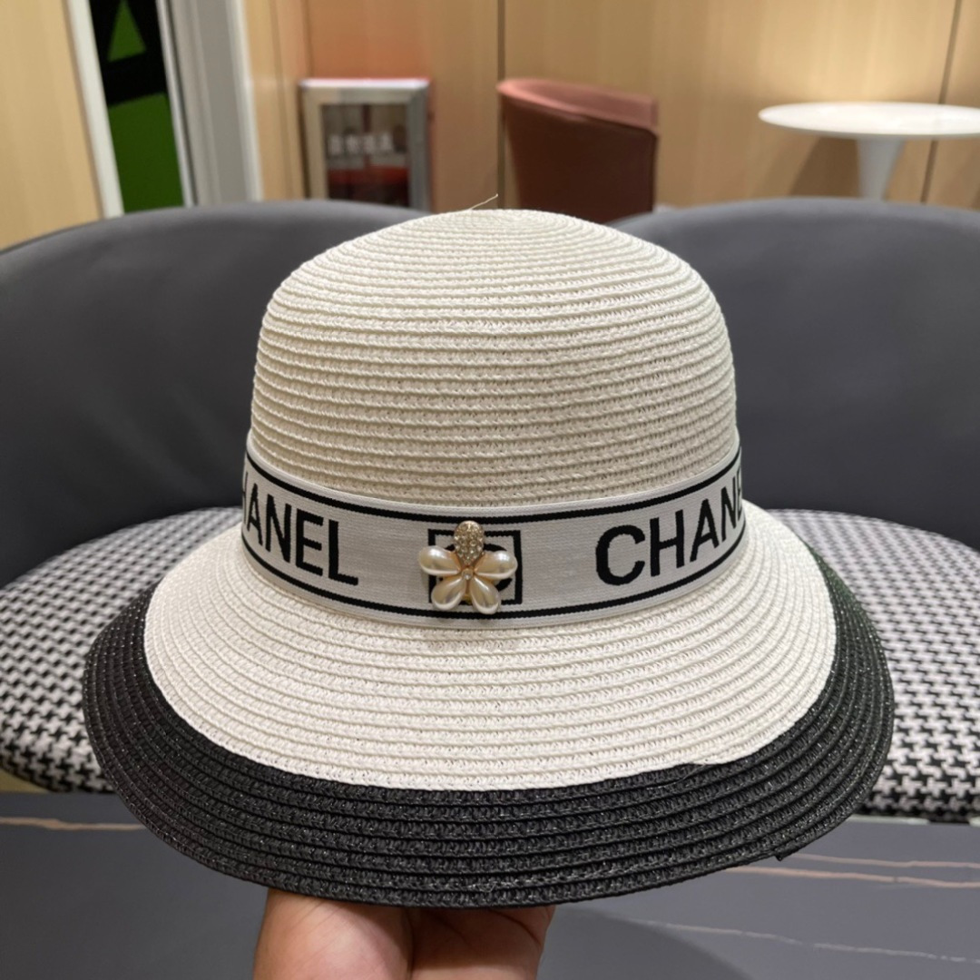 【CHANEL香奈儿】2026新款草帽🤩沙滩风，简约大方，百搭单品～出街首选，新品上架