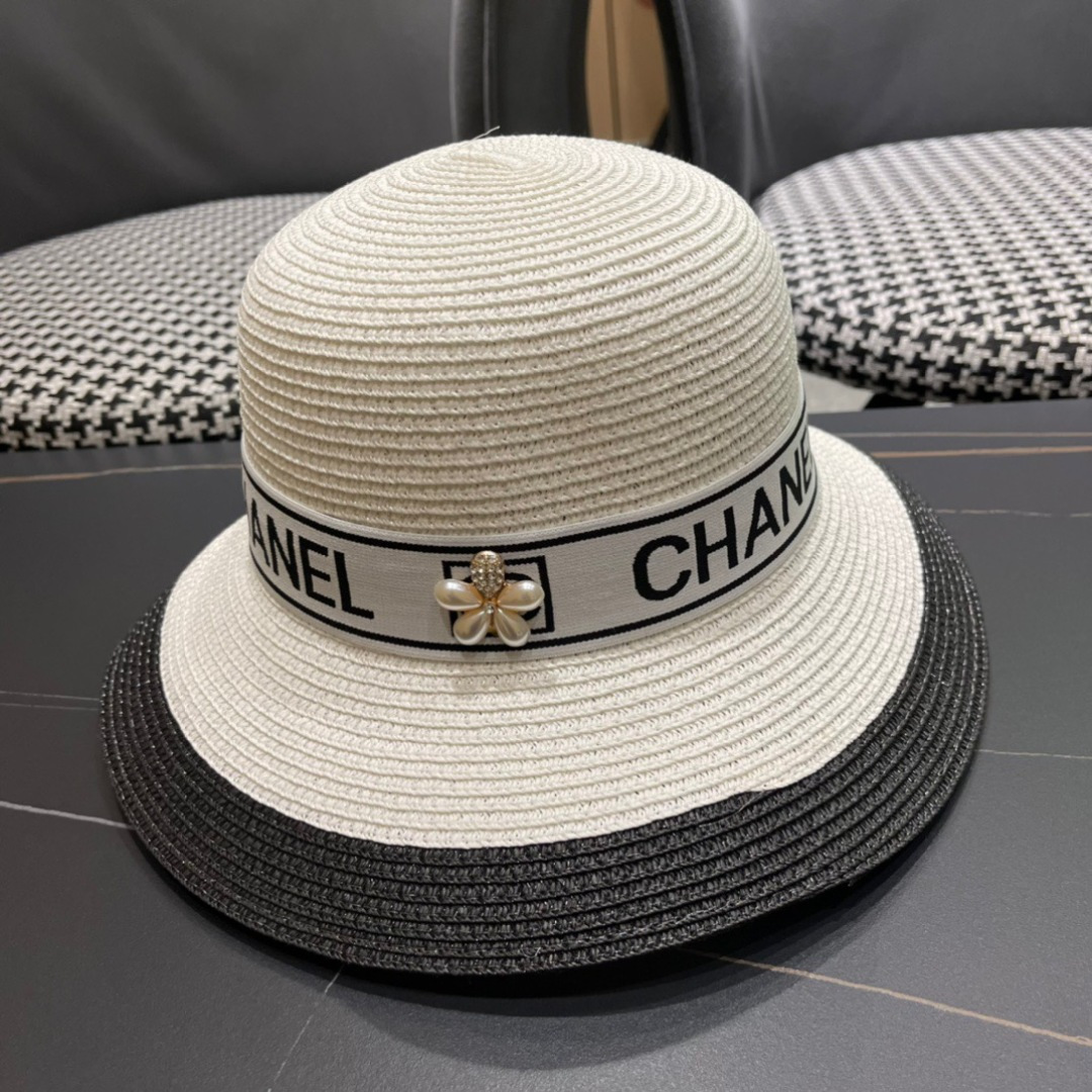 【CHANEL香奈儿】2026新款草帽🤩沙滩风，简约大方，百搭单品～出街首选，新品上架