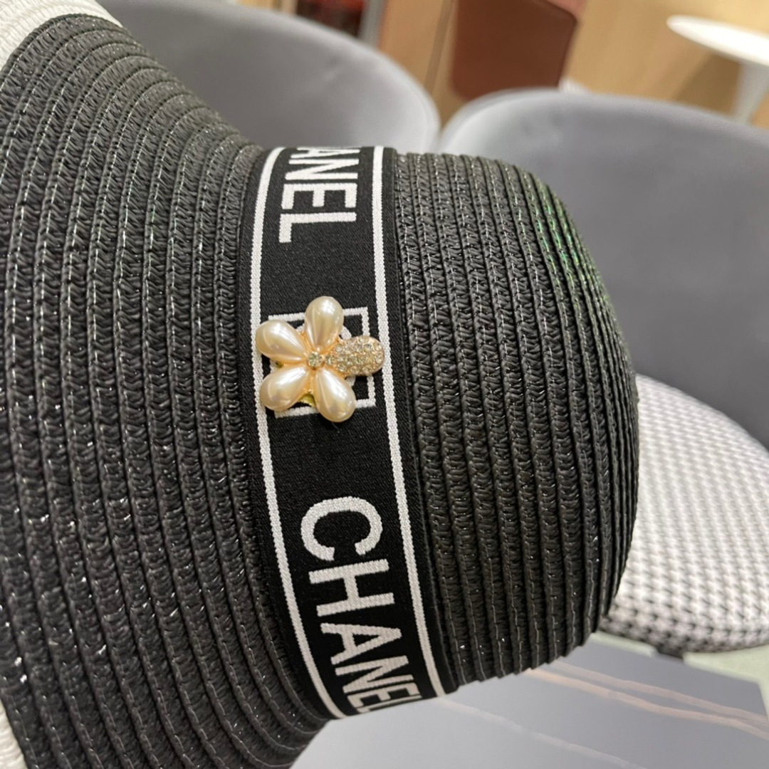 【CHANEL香奈儿】2026新款草帽🤩沙滩风，简约大方，百搭单品～出街首选，新品上架