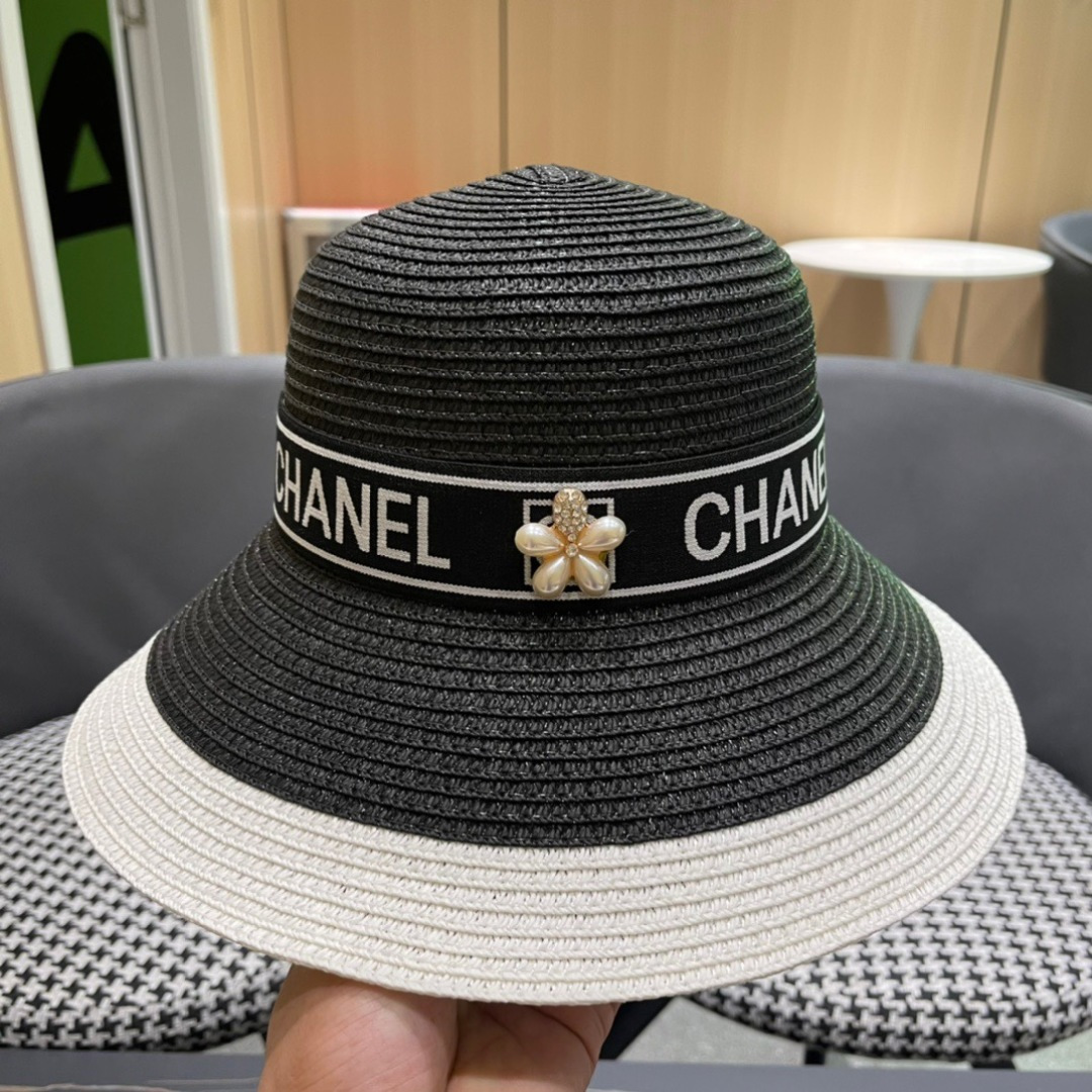 【CHANEL香奈儿】2026新款草帽🤩沙滩风，简约大方，百搭单品～出街首选，新品上架