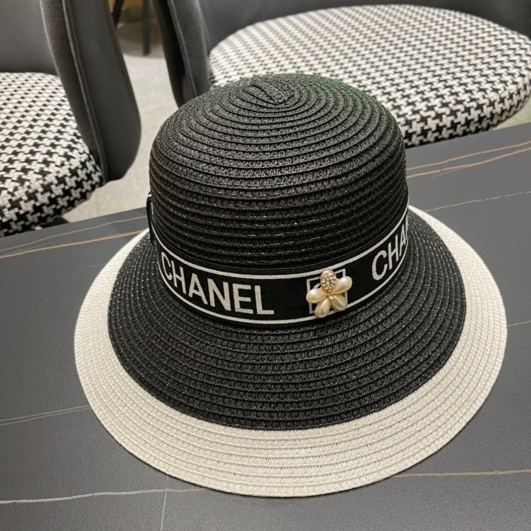 【CHANEL香奈儿】2026新款草帽🤩沙滩风，简约大方，百搭单品～出街首选，新品上架