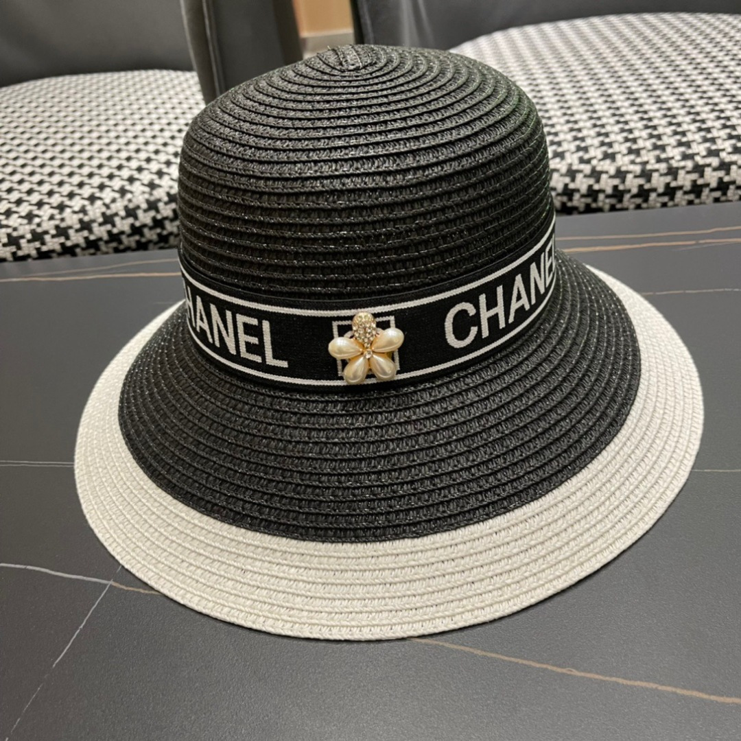 【CHANEL香奈儿】2026新款草帽🤩沙滩风，简约大方，百搭单品～出街首选，新品上架
