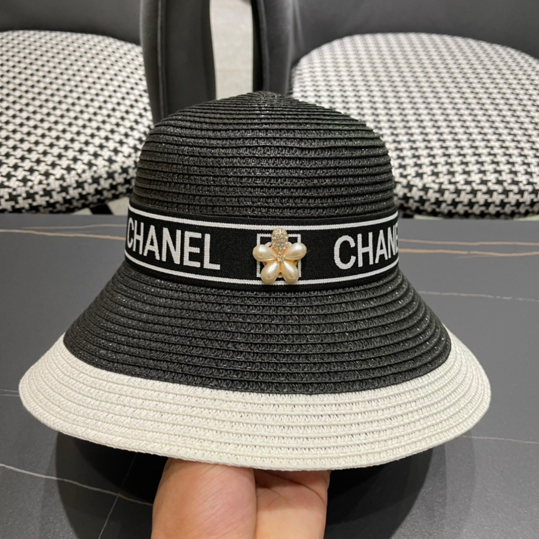 【CHANEL香奈儿】2026新款草帽🤩沙滩风，简约大方，百搭单品～出街首选，新品上架