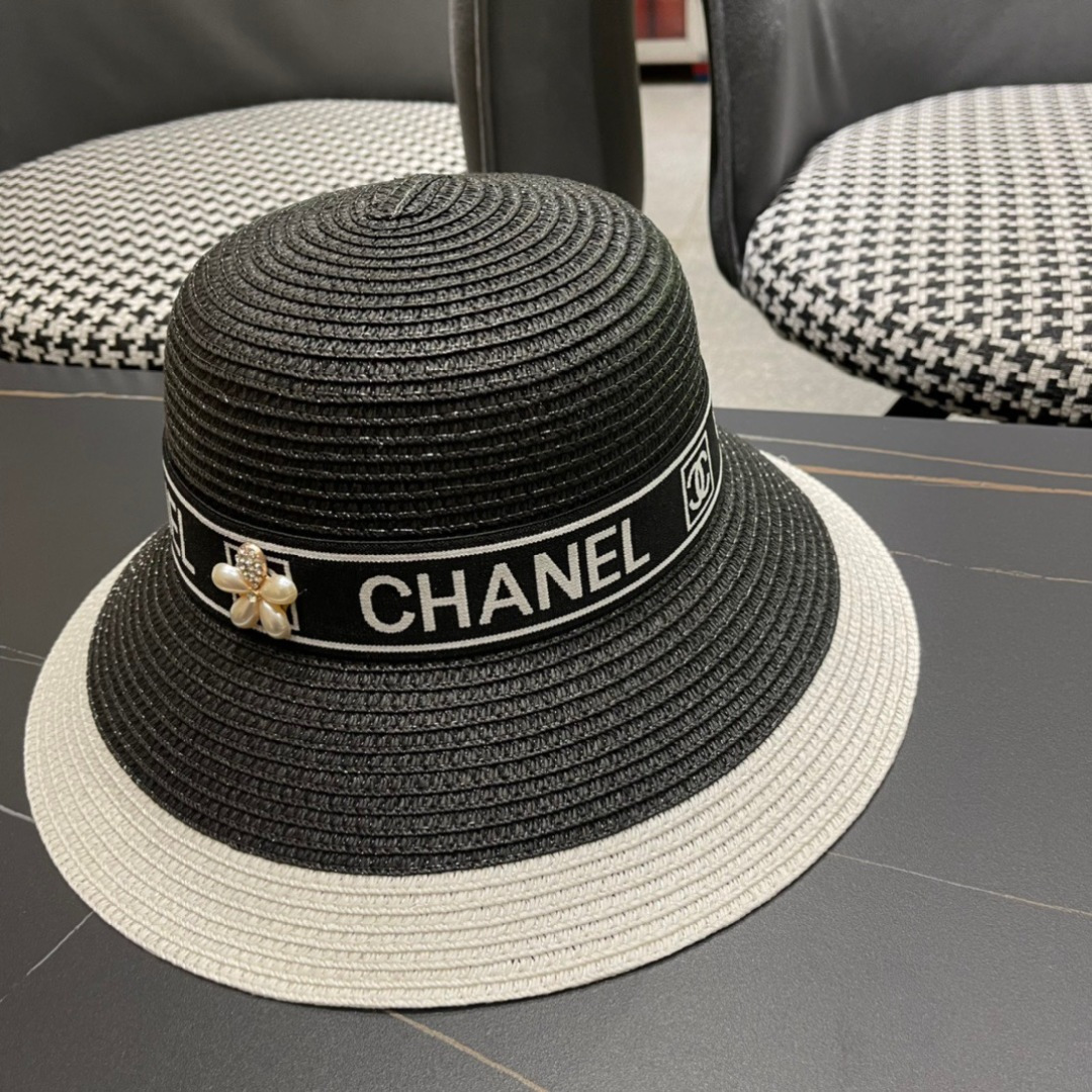 【CHANEL香奈儿】2026新款草帽🤩沙滩风，简约大方，百搭单品～出街首选，新品上架