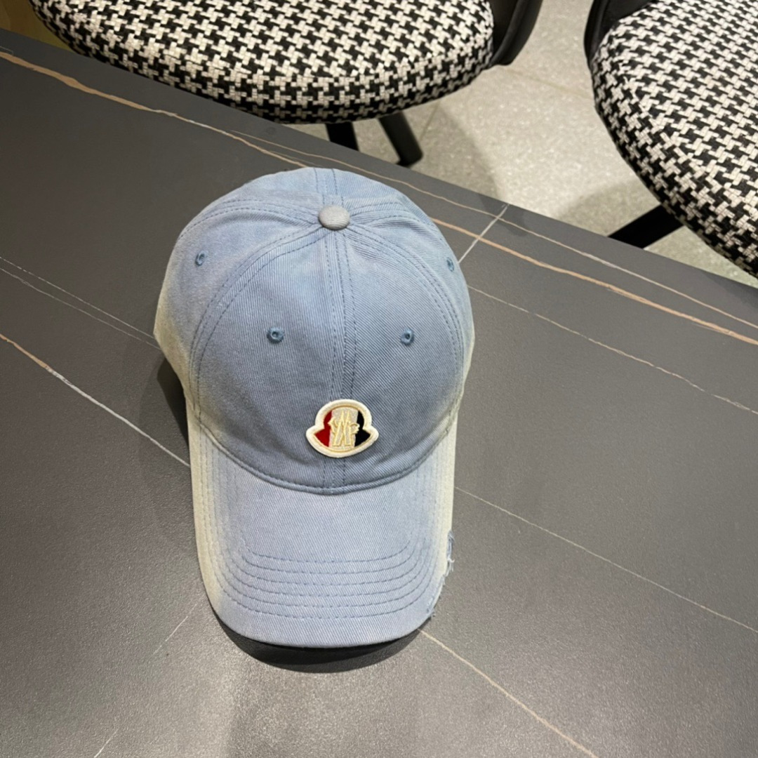【蒙囗MONCLER】2025时尚网络爆款牛仔棒球帽！男女同款送人送礼最佳名品，赶紧订购哦，跑量款