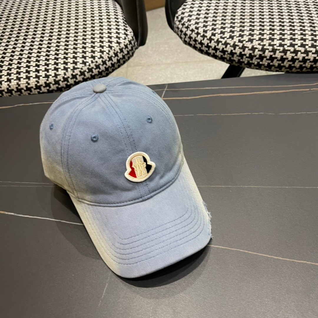 【蒙囗MONCLER】2025时尚网络爆款牛仔棒球帽！男女同款送人送礼最佳名品，赶紧订购哦，跑量款