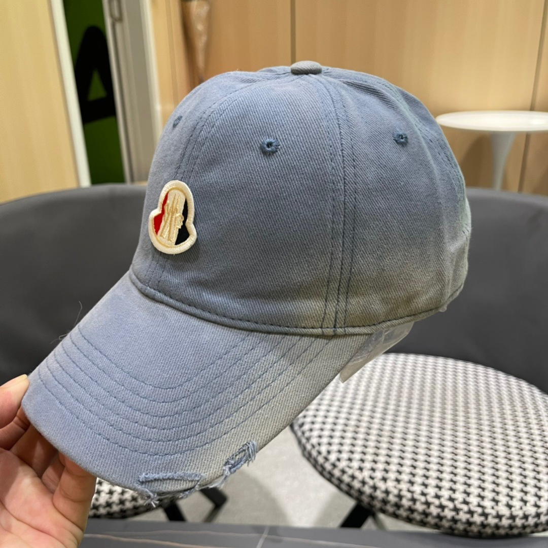 【蒙囗MONCLER】2025时尚网络爆款牛仔棒球帽！男女同款送人送礼最佳名品，赶紧订购哦，跑量款