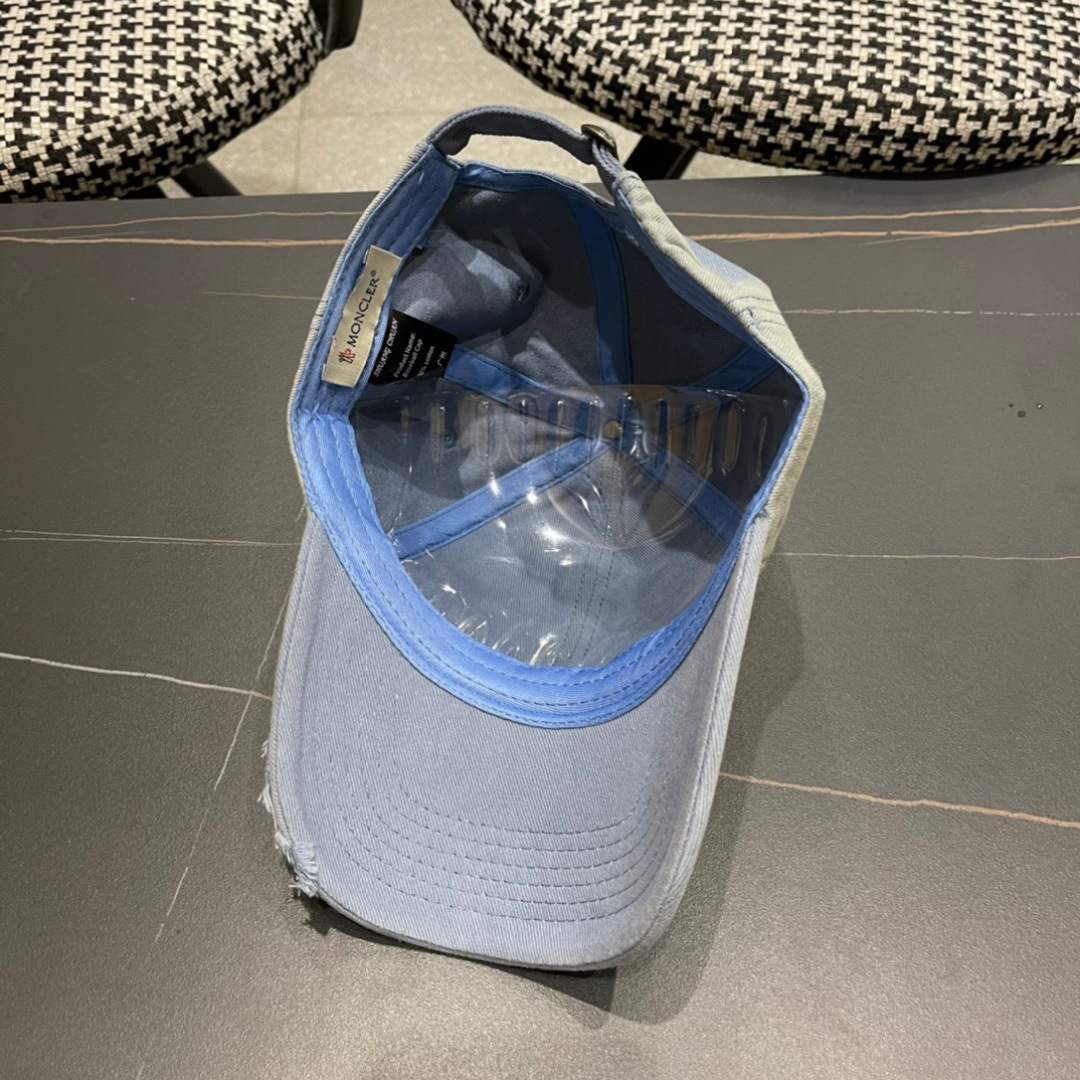 【蒙囗MONCLER】2025时尚网络爆款牛仔棒球帽！男女同款送人送礼最佳名品，赶紧订购哦，跑量款