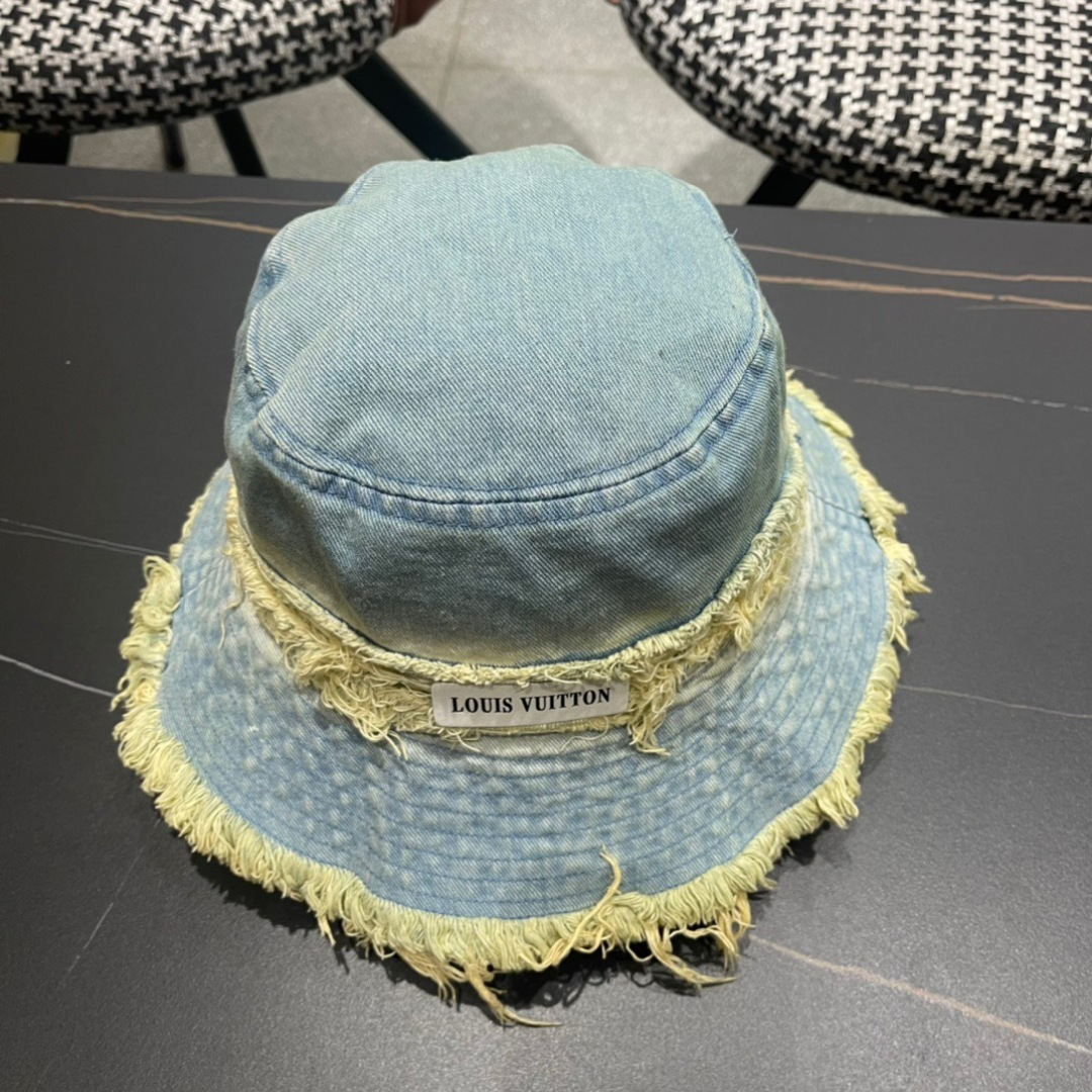 路易威登棒球帽LouisVuitton👒😍韩版时尚牛仔渔夫帽显脸小