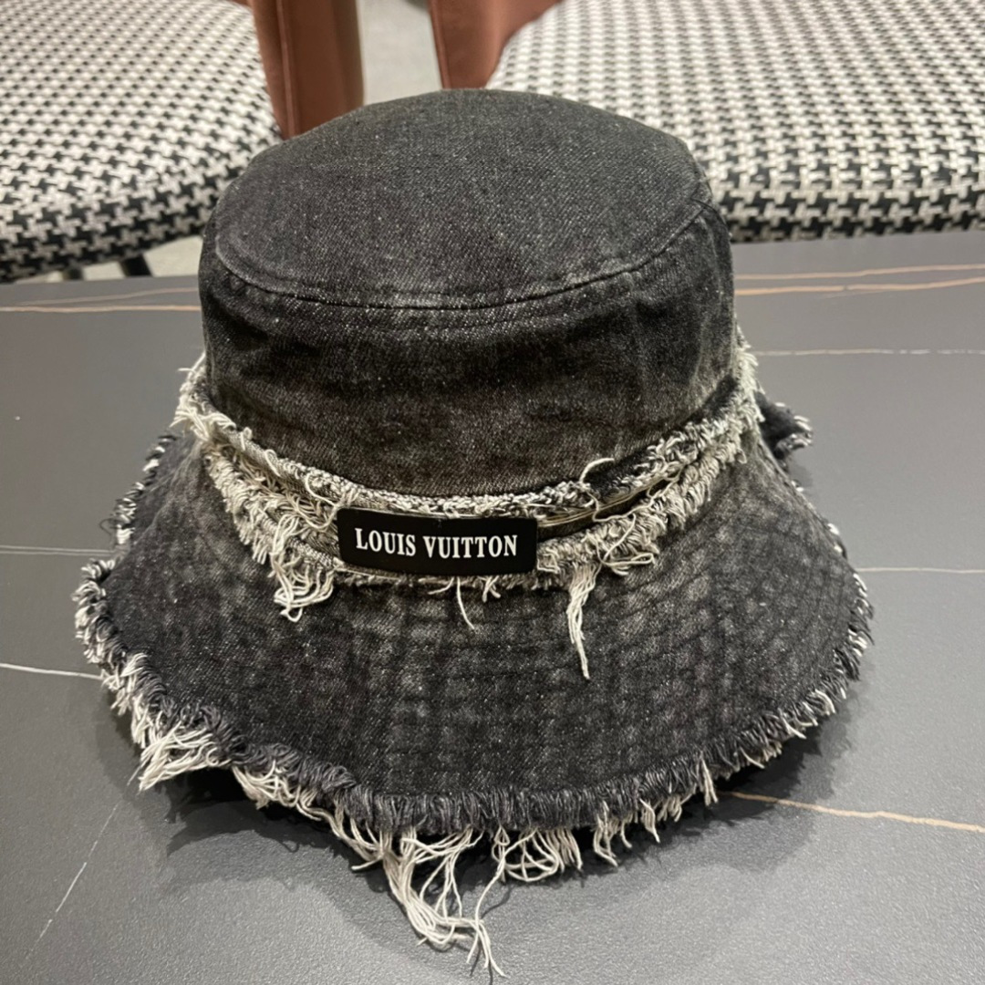 路易威登棒球帽LouisVuitton👒😍韩版时尚牛仔渔夫帽显脸小