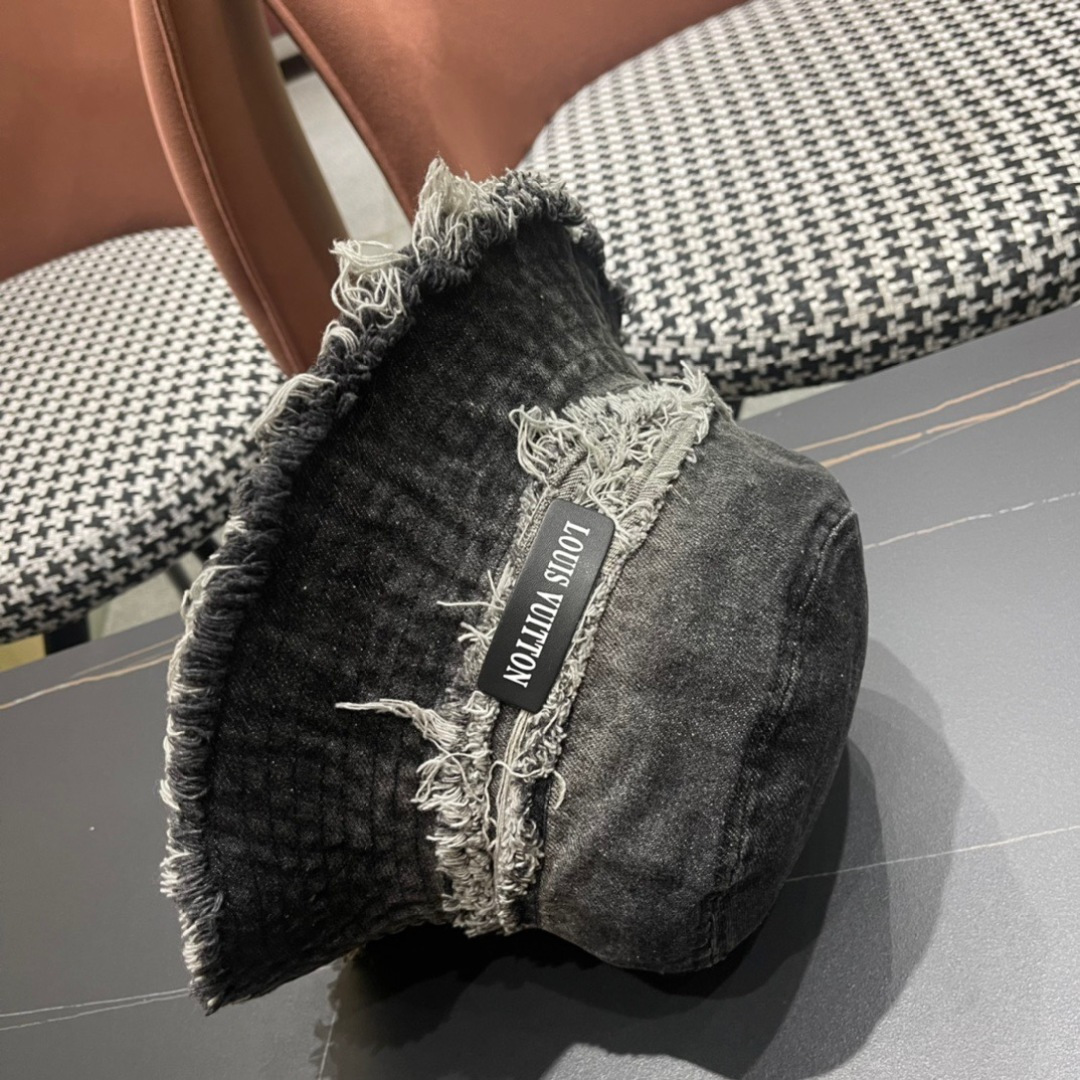 路易威登棒球帽LouisVuitton👒😍韩版时尚牛仔渔夫帽显脸小