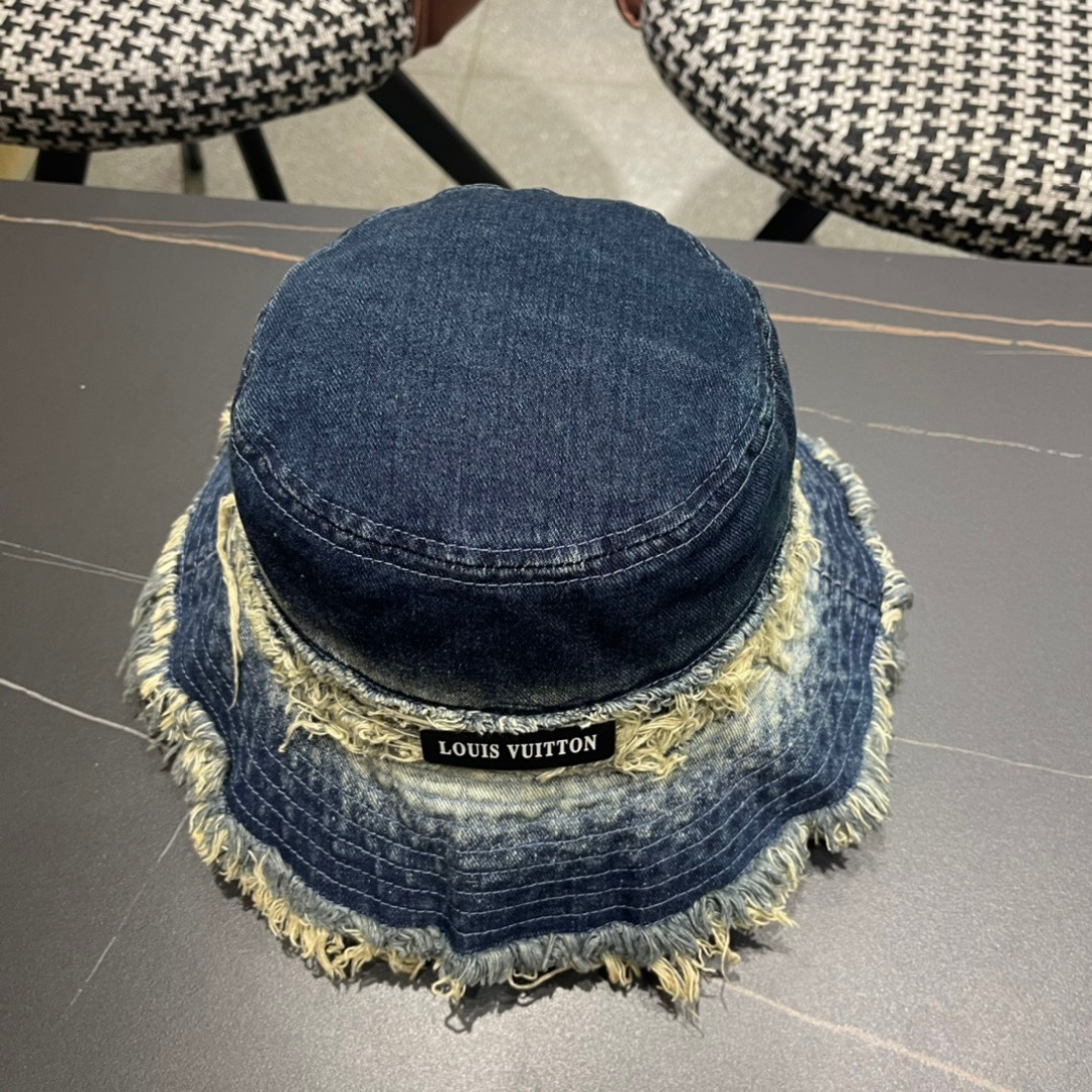 路易威登棒球帽LouisVuitton👒😍韩版时尚牛仔渔夫帽显脸小