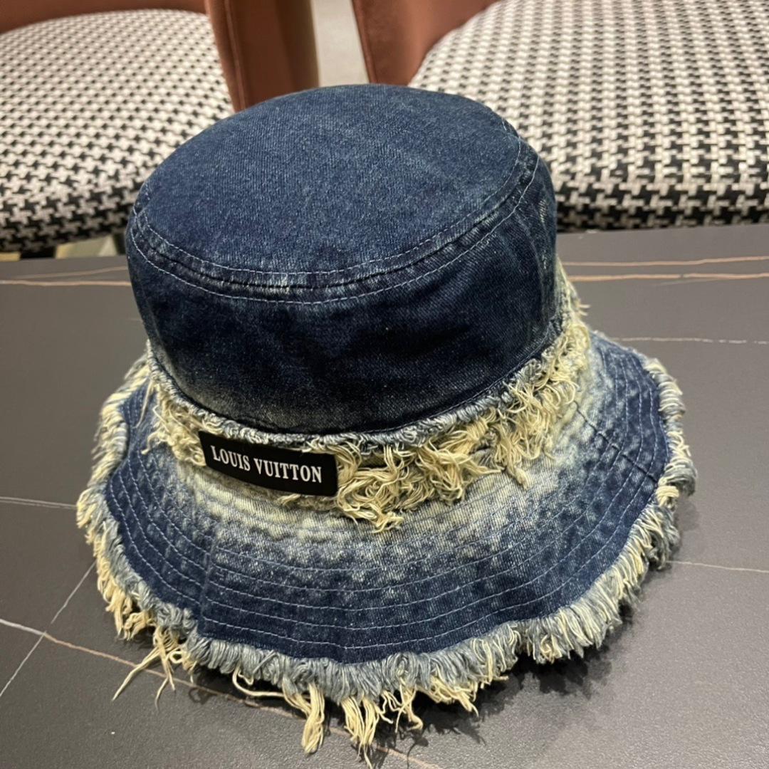 路易威登棒球帽LouisVuitton👒😍韩版时尚牛仔渔夫帽显脸小
