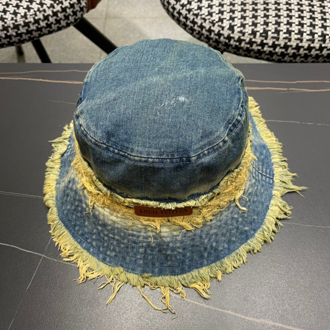 路易威登棒球帽LouisVuitton👒😍韩版时尚牛仔渔夫帽显脸小