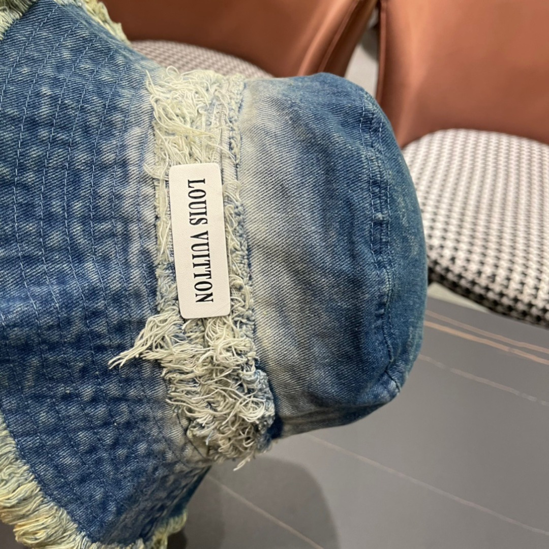 路易威登棒球帽LouisVuitton👒😍韩版时尚牛仔渔夫帽显脸小