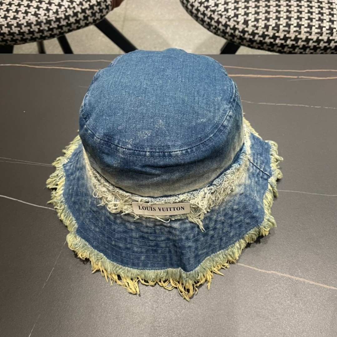 路易威登棒球帽LouisVuitton👒😍韩版时尚牛仔渔夫帽显脸小