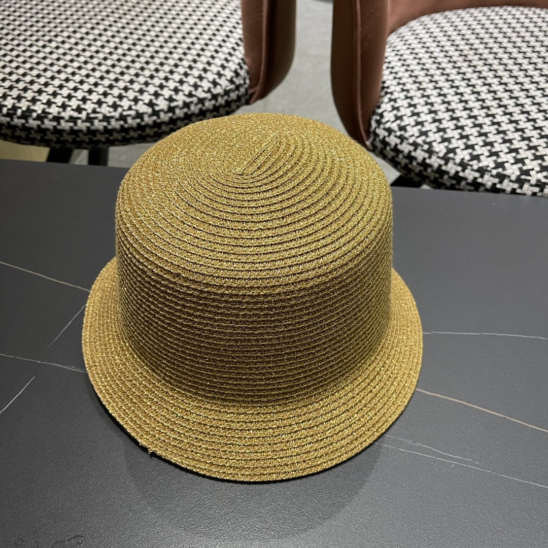  PRADA普拉达2025春夏新款遮阳草帽防嗮遮阳帽，
