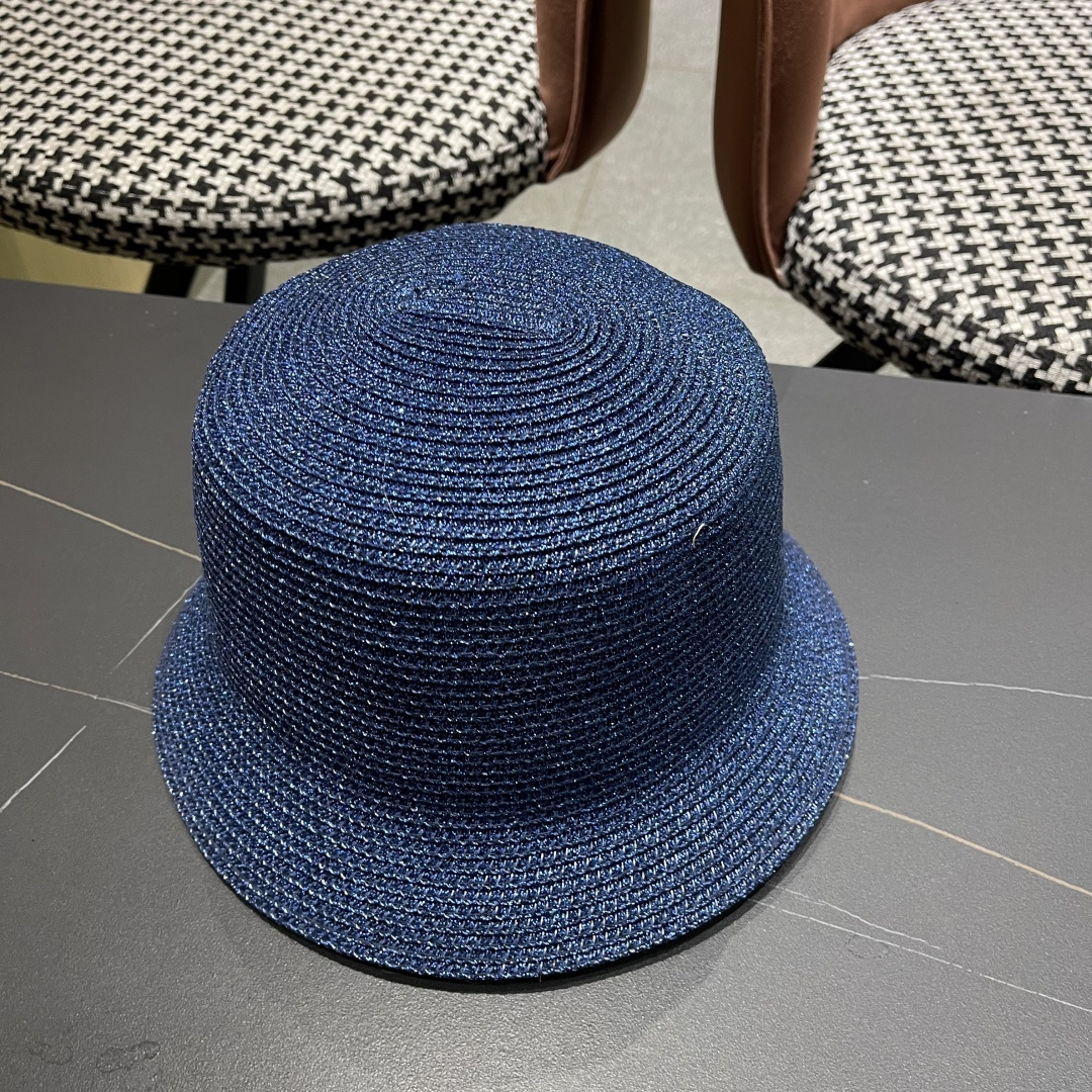  PRADA普拉达2025春夏新款遮阳草帽防嗮遮阳帽，