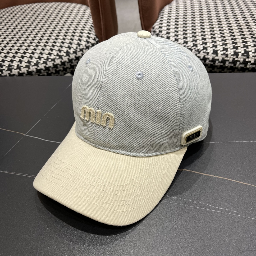 NO:229627,Miumiu 2025 original single spring and summer new baseball cap, authentic mold customization, original workmanship and excellent quality!  Hat Straw Hat Fisherman Hat Baseball Hat, Hats, Miumiu, espadrilles, hats19860909谬谬miumiu 2025原单春夏新款棒球帽,正品开模订制,原版做工细致质量超赞！帽子草帽渔夫帽棒球帽,帽子,miumiu,espadrilles,hats,hat