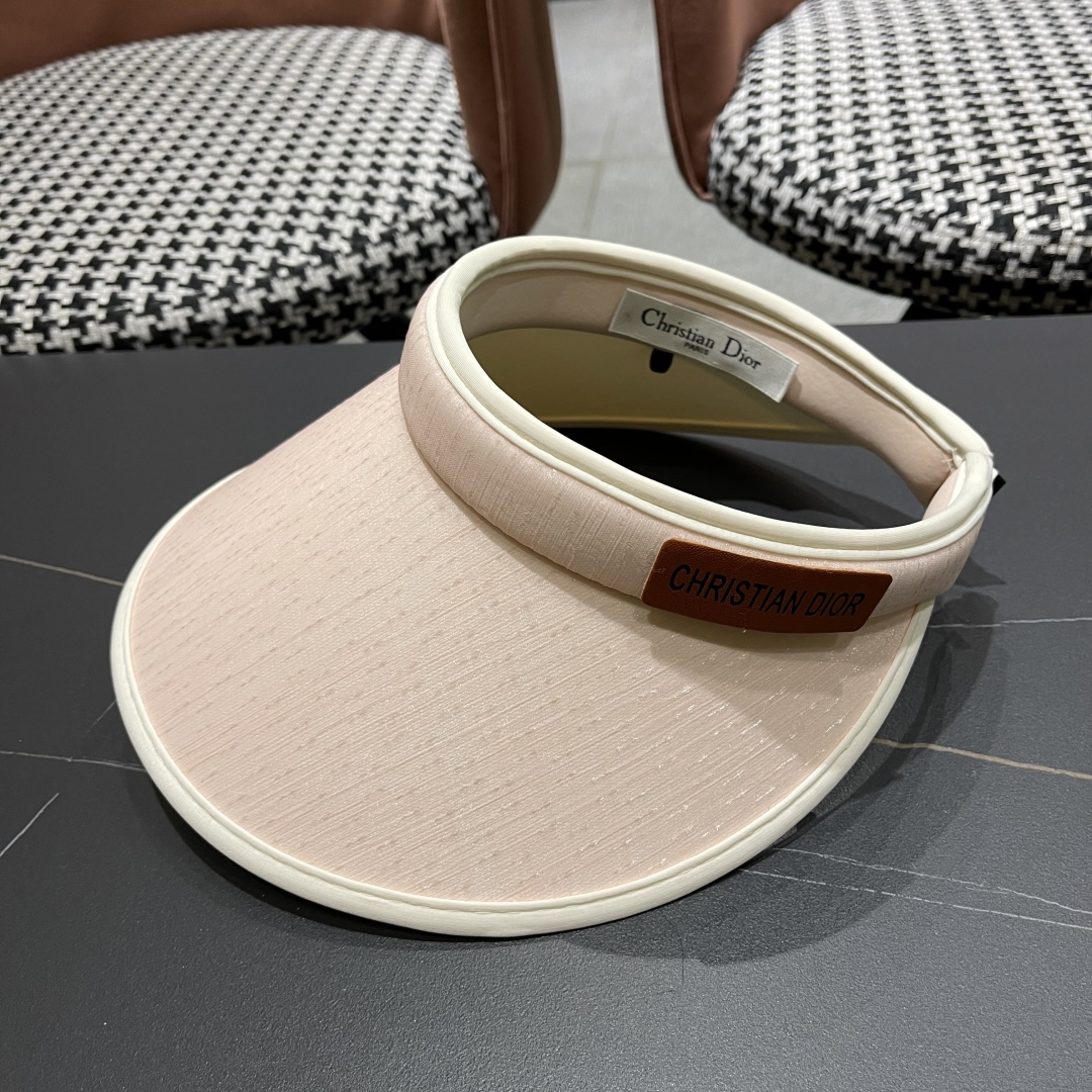 [Dior Hats]Dior DlOR new hollow top sunscreen hat for women