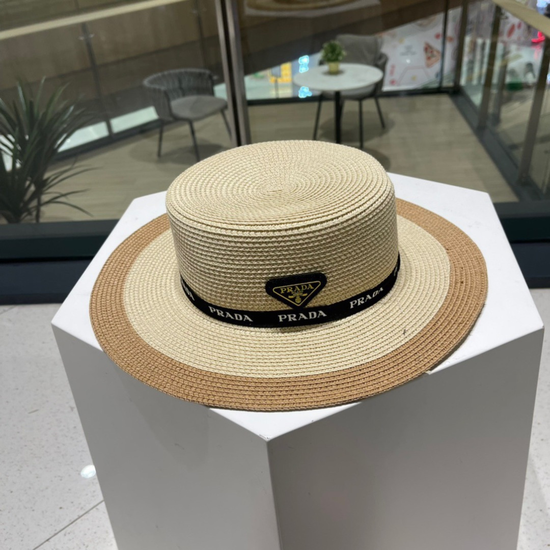 NO:229599,PRADA Prada straw hat, color block high-end customization, super good-looking hat shape, multi-color webbing, head circumference 57cm hat, straw hat, fisherman hat, baseball hat, hat, prada, prada, espadrilles, hats19860909PRADA普拉达草帽,拼色高级定制,超好看帽型,多色织带,头围57cm帽子草帽渔夫帽棒球帽,帽子,prada,prada,espadrilles,hats,hat