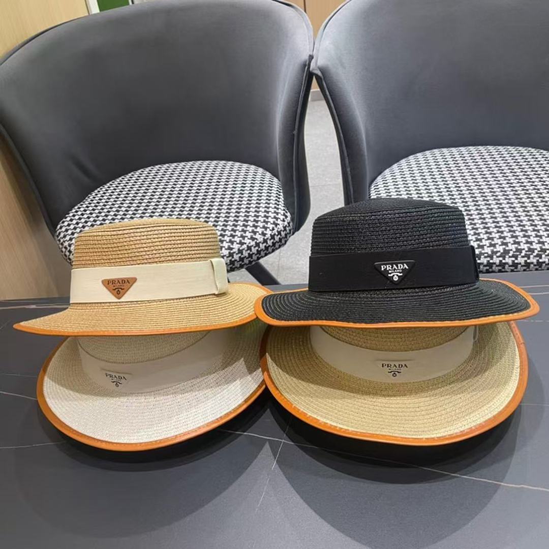 NO:229611,PRADA Prada straw hat, leather high-end customization, super good-looking hat shape, head circumference 57cm hat Straw hat Fisherman hat Baseball hat, hat, prada, prada, espadrilles, hats19860909PRADA普拉达草帽,皮边高级定制,超好看帽型,头围57cm 帽子草帽渔夫帽棒球帽,帽子,prada,prada,espadrilles,hats,hat