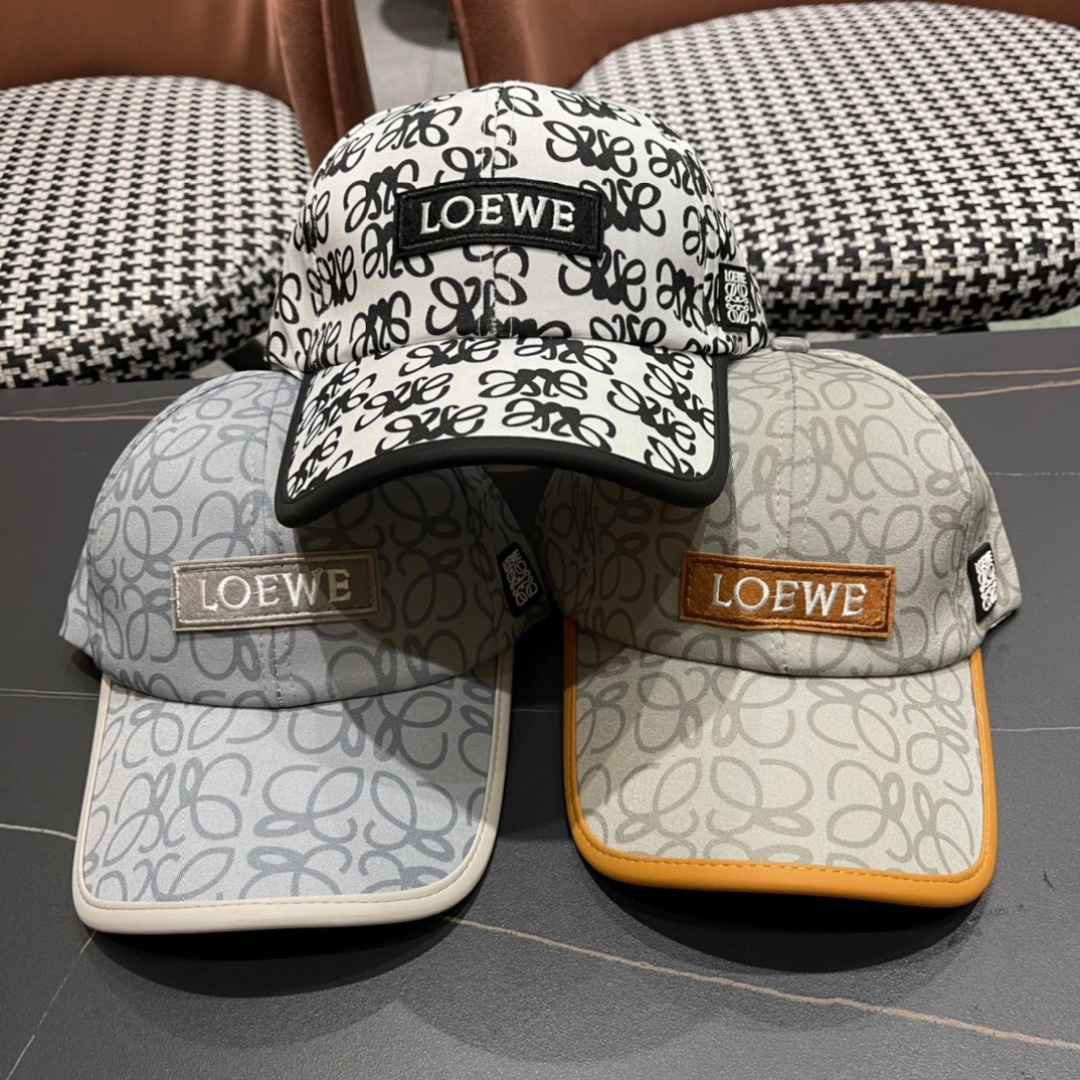 。【LOEWE罗意威】2024新款棒球帽，专柜经典款，男女通用