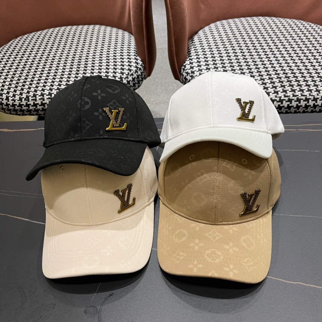 🧢LV路易威登2024官网高版出货，经典棒球帽，非常经典的经典，四季可用，出门必备，非常显脸小
