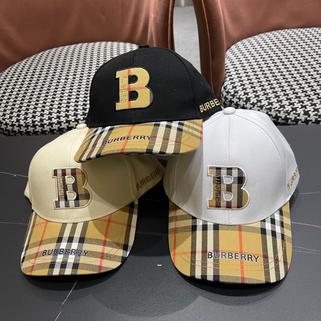  Burberry（巴宝莉）原单棒球帽  专柜热卖轻盈透气。完美版型，原厂品质，独家实物拍摄，男女适用！