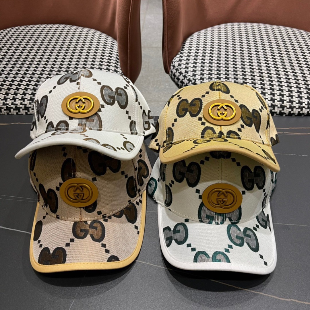  Gucci(古奇)经典原单棒球帽😍😍专柜11开模订制，最高版本，实物拍摄，四季百搭男女适用，基础头围5