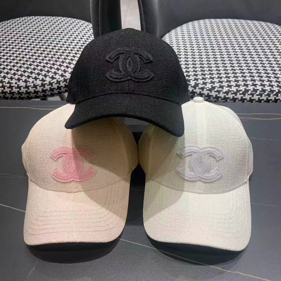 
香奈儿CHANEL 2024新春棒球帽，logo小香经典简约，时尚休闲设计 跑量新品