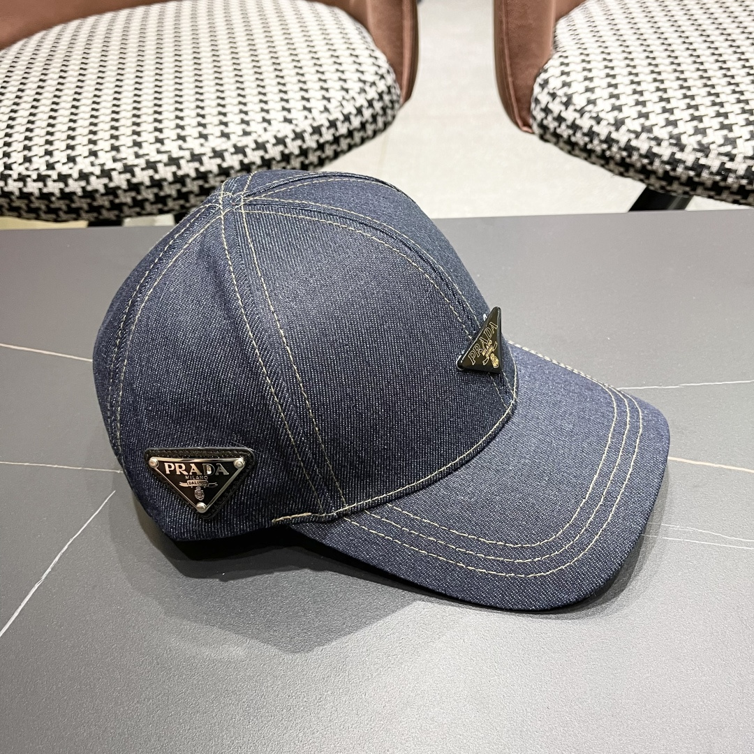 【普拉达】Prada 25春夏新款大牌棒球帽，渔夫帽，显脸小 大牌款超好搭配，赶紧入手！