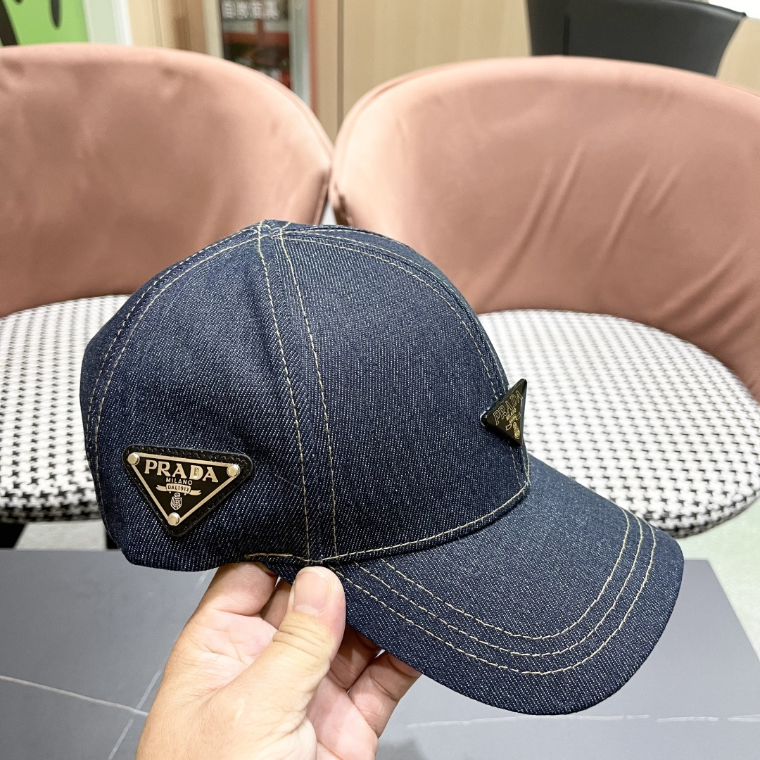 【普拉达】Prada 25春夏新款大牌棒球帽，渔夫帽，显脸小 大牌款超好搭配，赶紧入手！