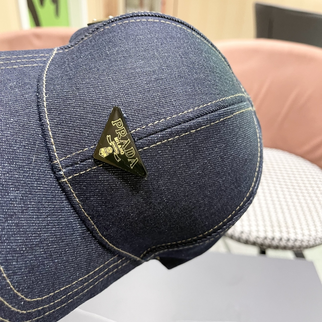 【普拉达】Prada 25春夏新款大牌棒球帽，渔夫帽，显脸小 大牌款超好搭配，赶紧入手！