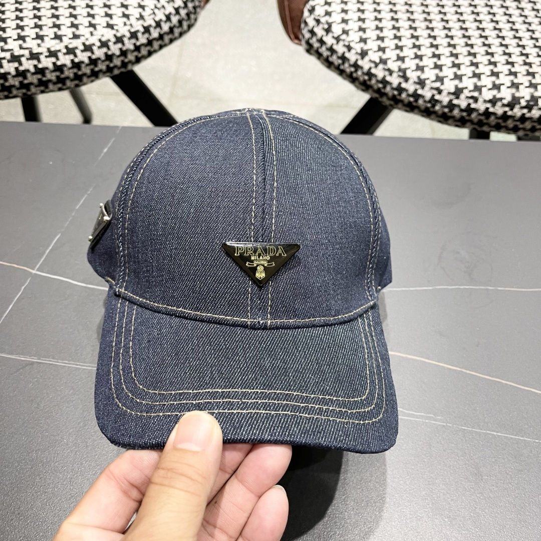 【普拉达】Prada 25春夏新款大牌棒球帽，渔夫帽，显脸小 大牌款超好搭配，赶紧入手！