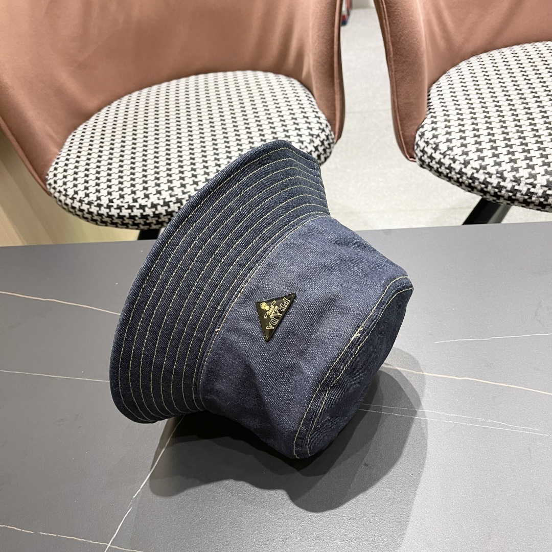 【普拉达】Prada 25春夏新款大牌棒球帽，渔夫帽，显脸小 大牌款超好搭配，赶紧入手！